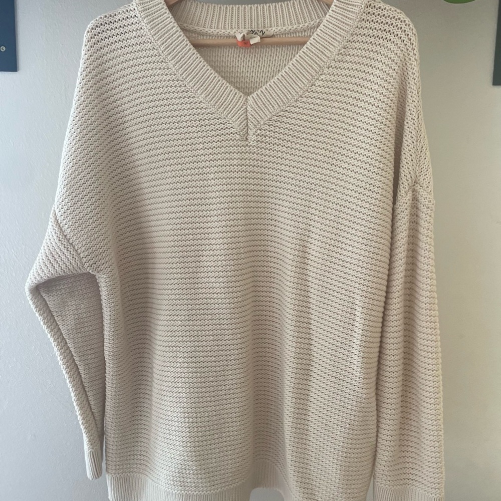 Chunk knit sweater